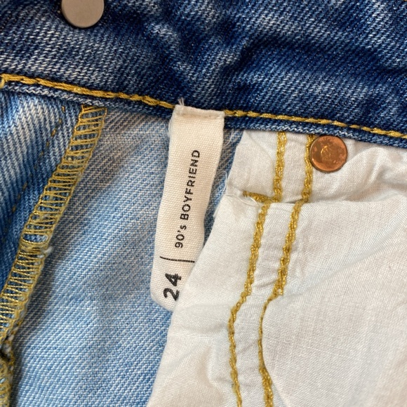 PacSun Eco Two-Tone '90s Boyfriend Jeans, Size 24 - Picture 15 of 16